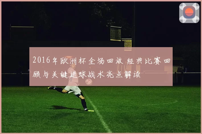 2016年欧洲杯全场回放 经典比赛回顾与关键进球战术亮点解读